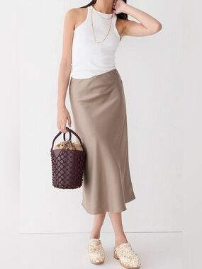 J.Crew Gwyneth Slip skirt